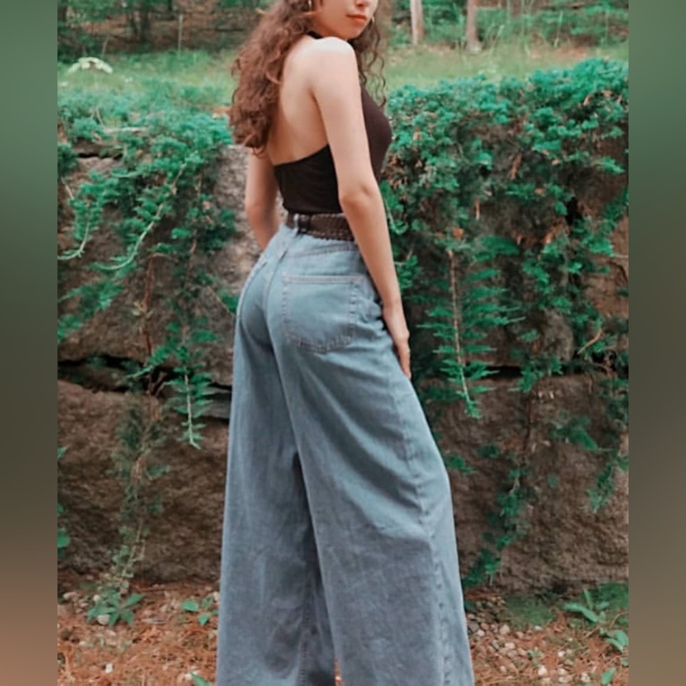 wide leg free people jeans
